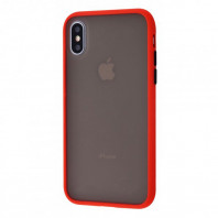 Чехол Shadow Matte на iPhone Xs Max Red/Black Чехол Shadow Matte на iPhone Xs Max Red/Black